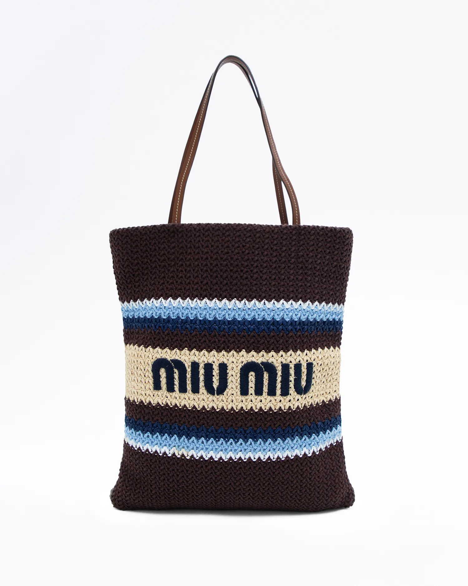Crochet Logo Tote Bag