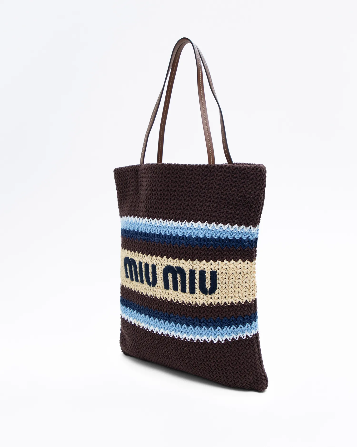 Crochet Logo Tote Bag