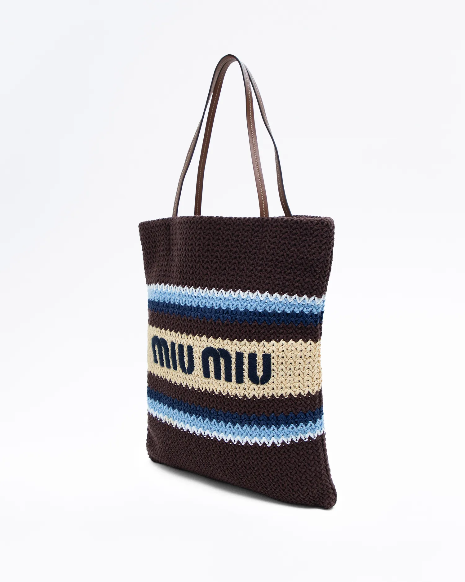 Crochet Logo Tote Bag