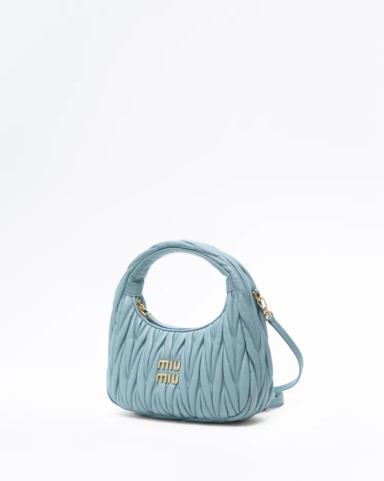 Alternate view angle of Matelasse Nappa Small Wander Hobo Bag