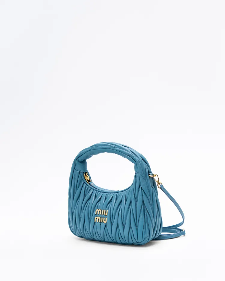 Alternate view angle of Matelasse Nappa Small Wander Hobo Bag
