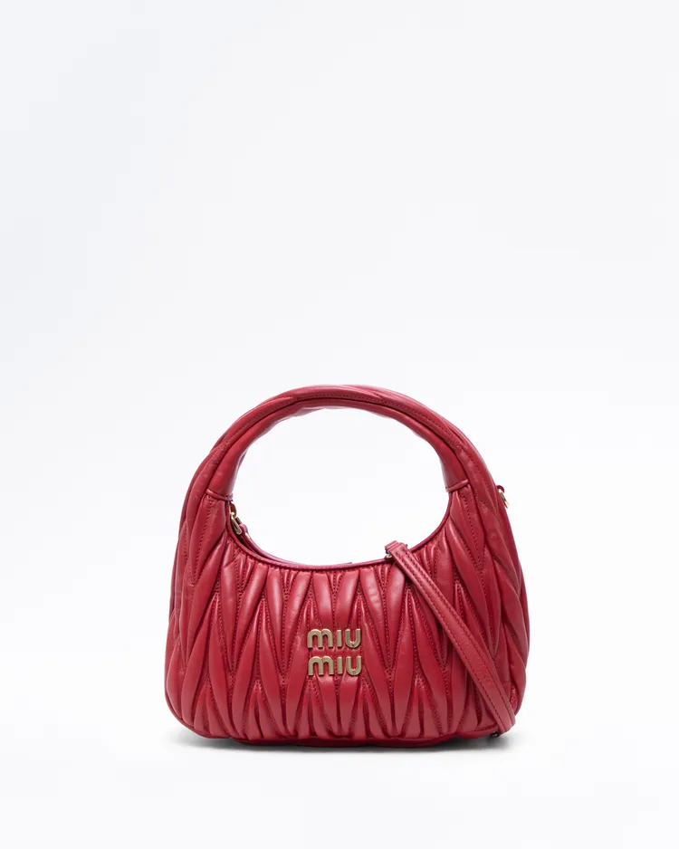 Matelasse Nappa Small Wander Hobo Bag