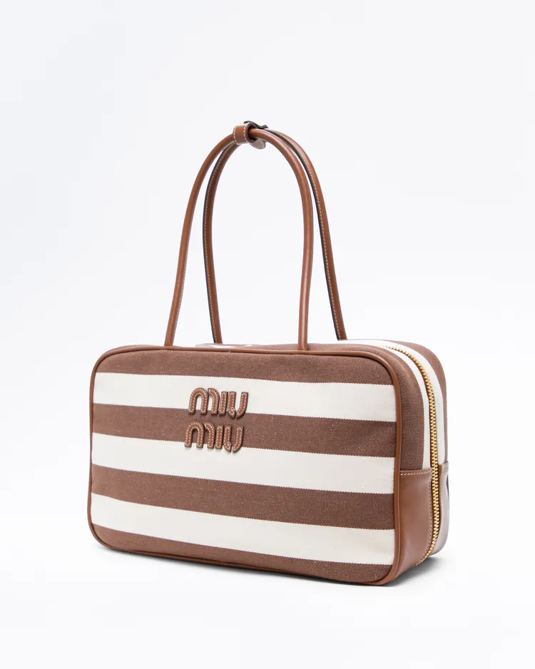 Alternate view angle of Canvas Large Beau Bag