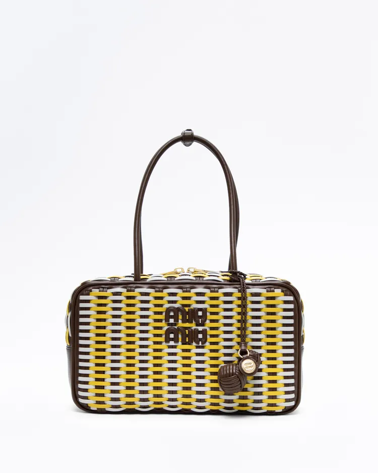 Beau Woven Leather Bag