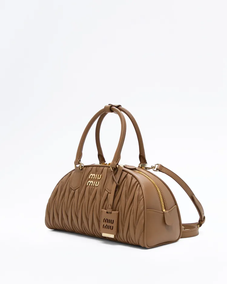 Alternate view angle of Matelasse Arcadie Top Handle Bag