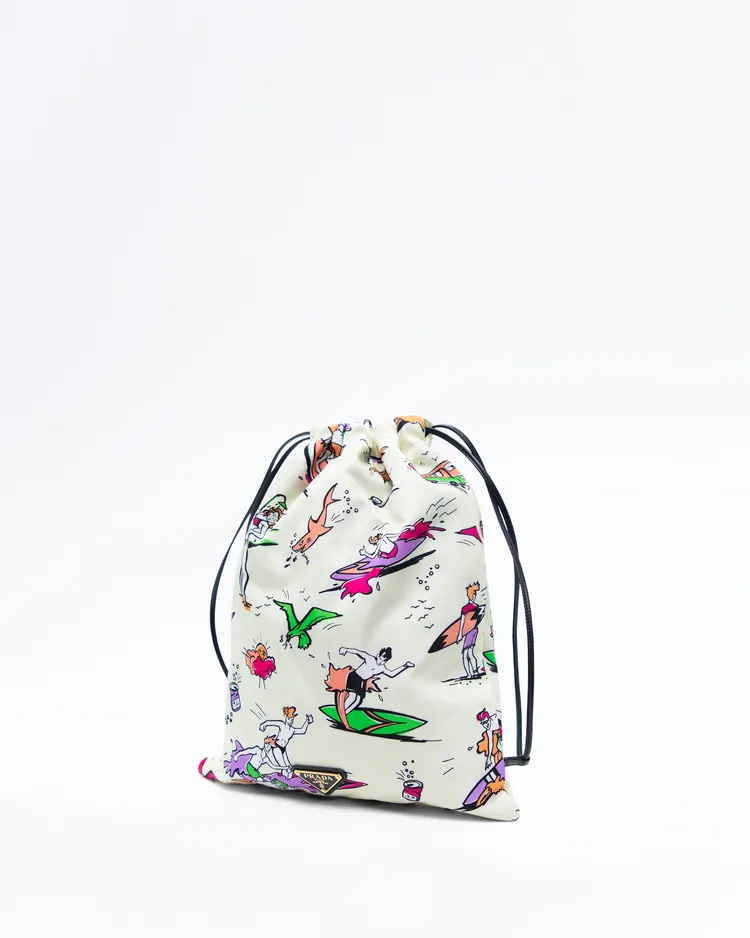 Alternate view angle of Surfer Re-Nylon Wish Pouch