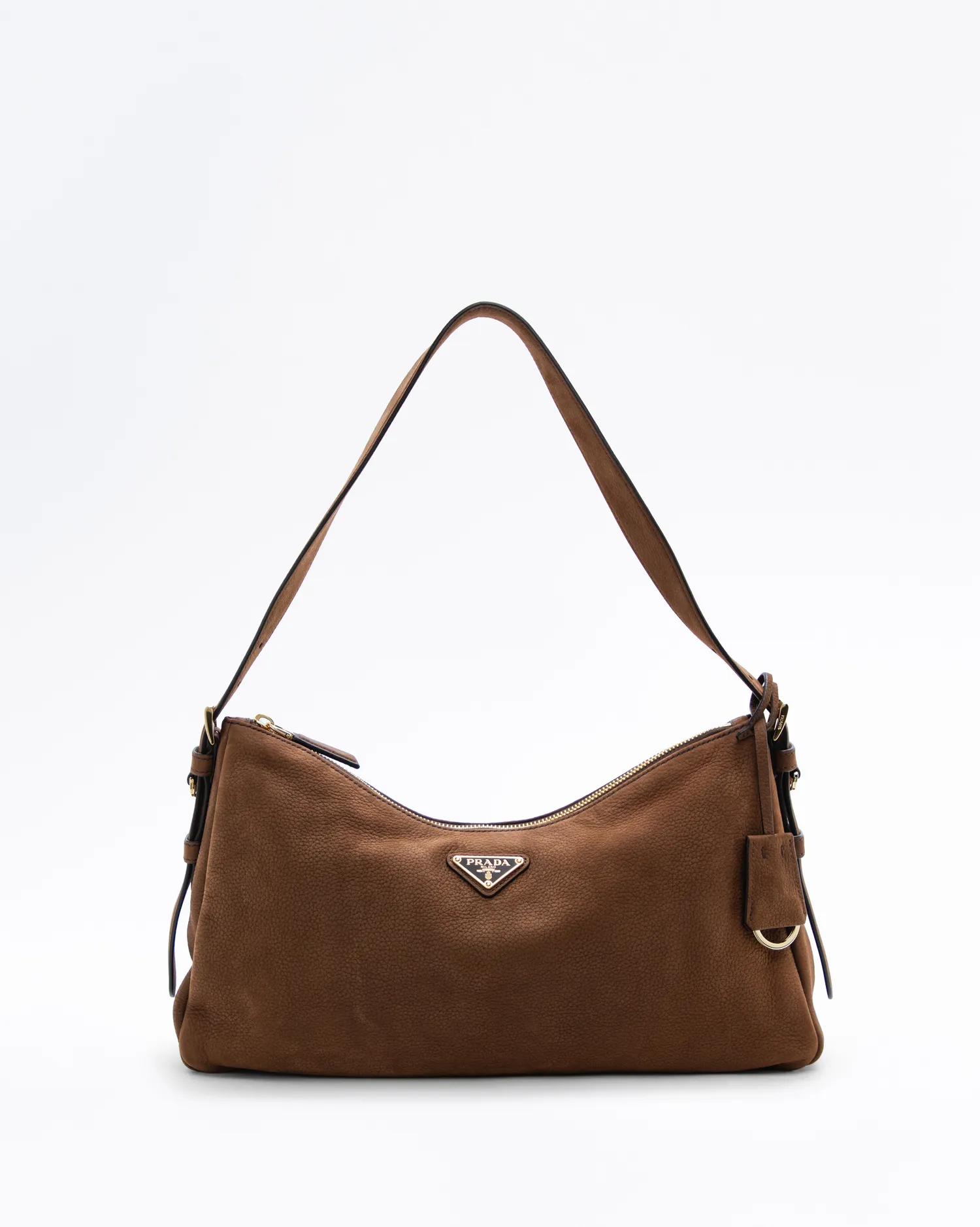 Nubuck Aimée Large Shoulder Bag