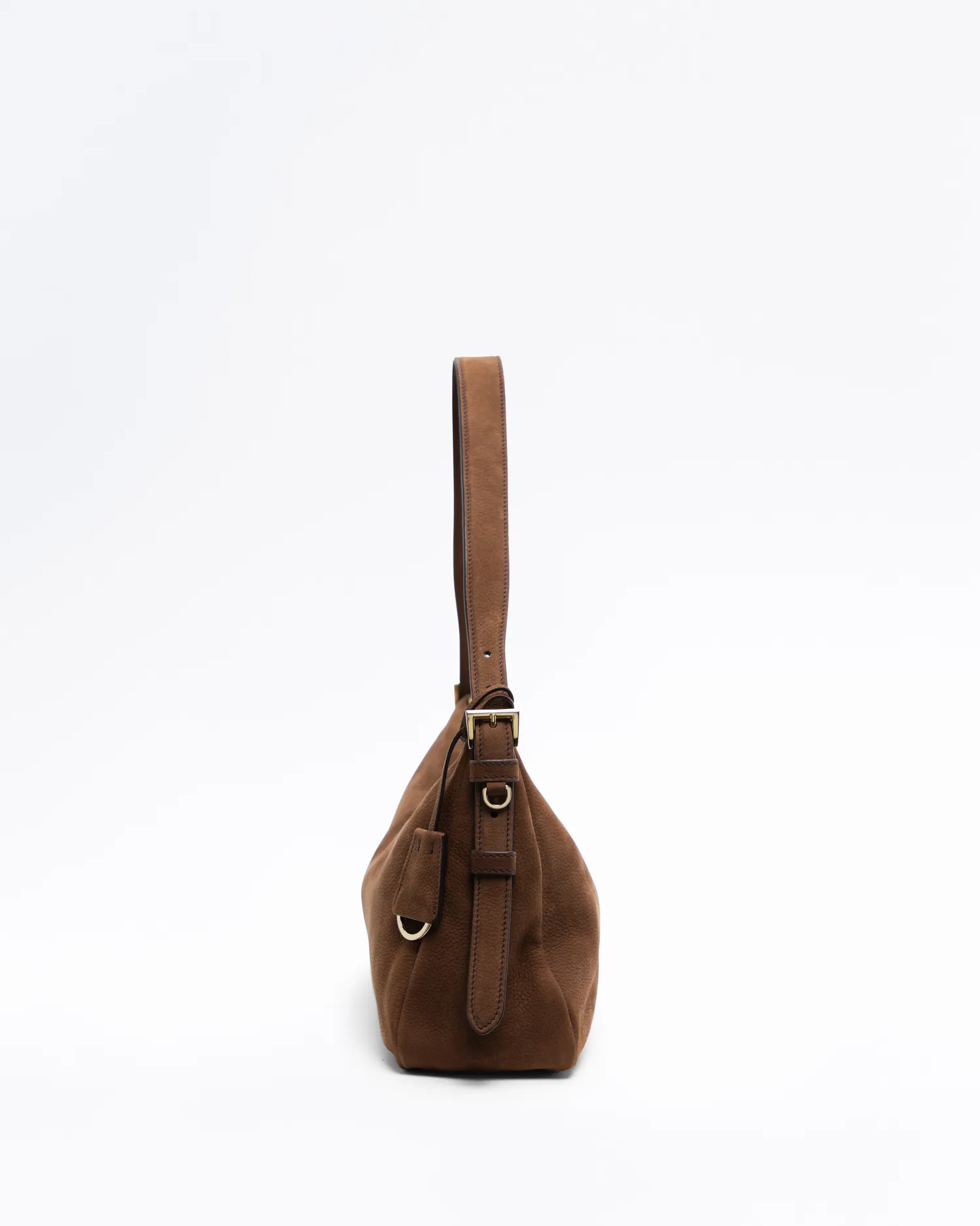 Nubuck Aimée Large Shoulder Bag