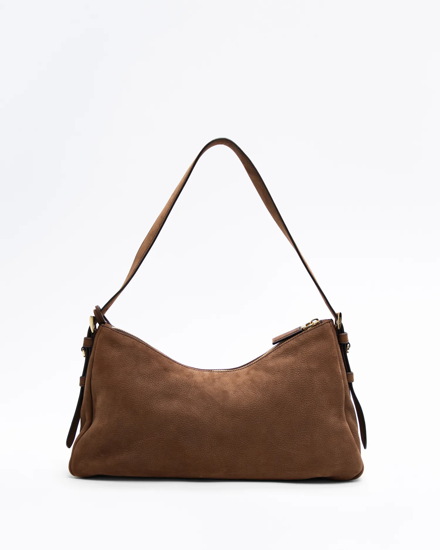 Nubuck Aimée Large Shoulder Bag