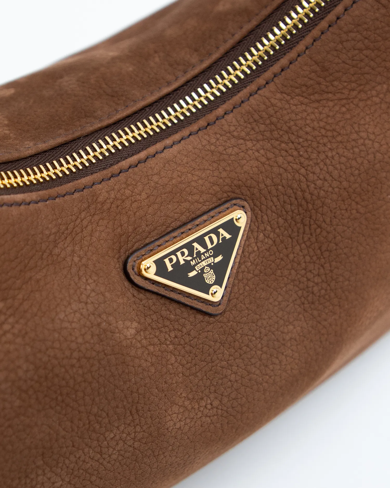 Nubuck Aimée Large Shoulder Bag