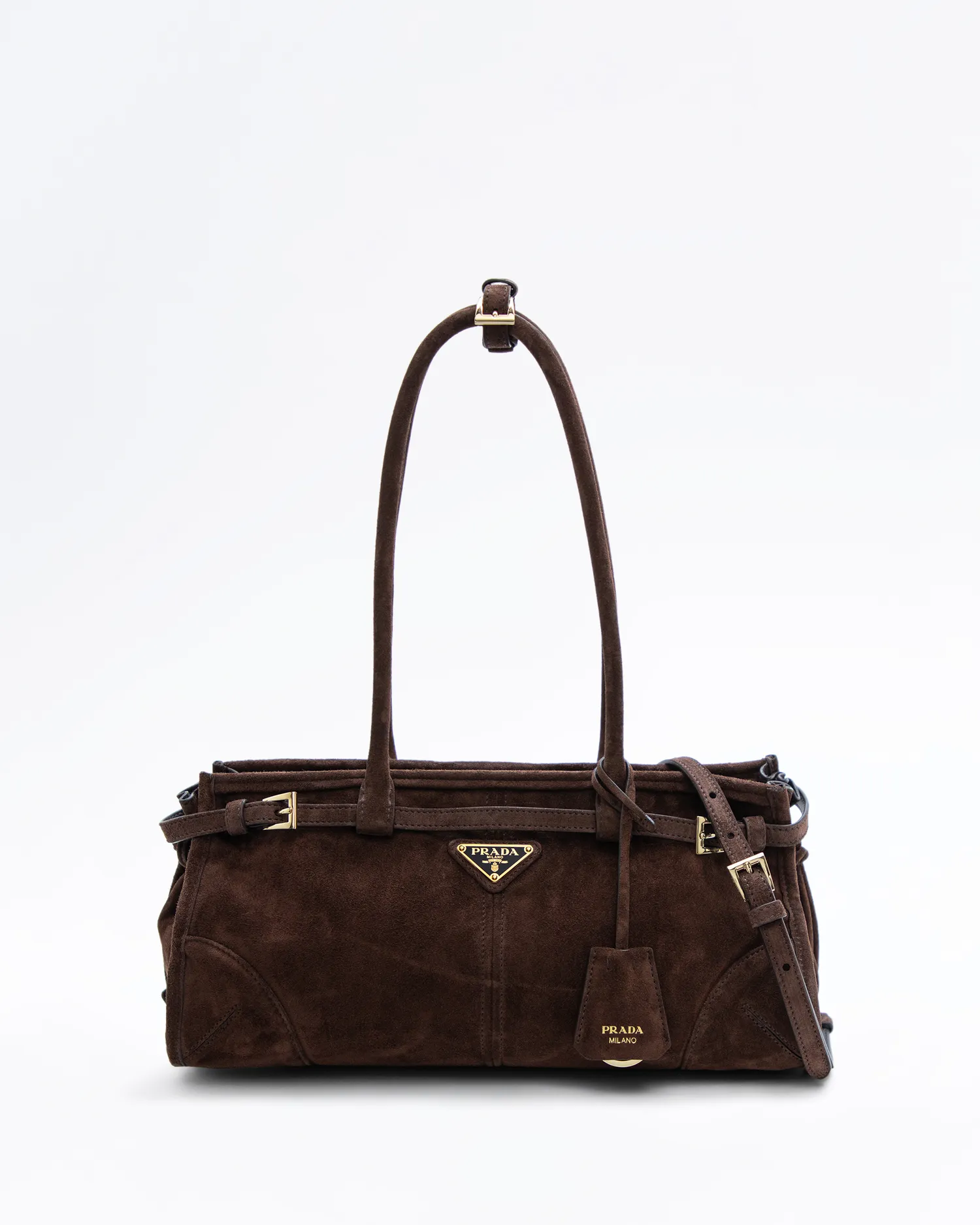 Suede Bonnie Medium Handbag