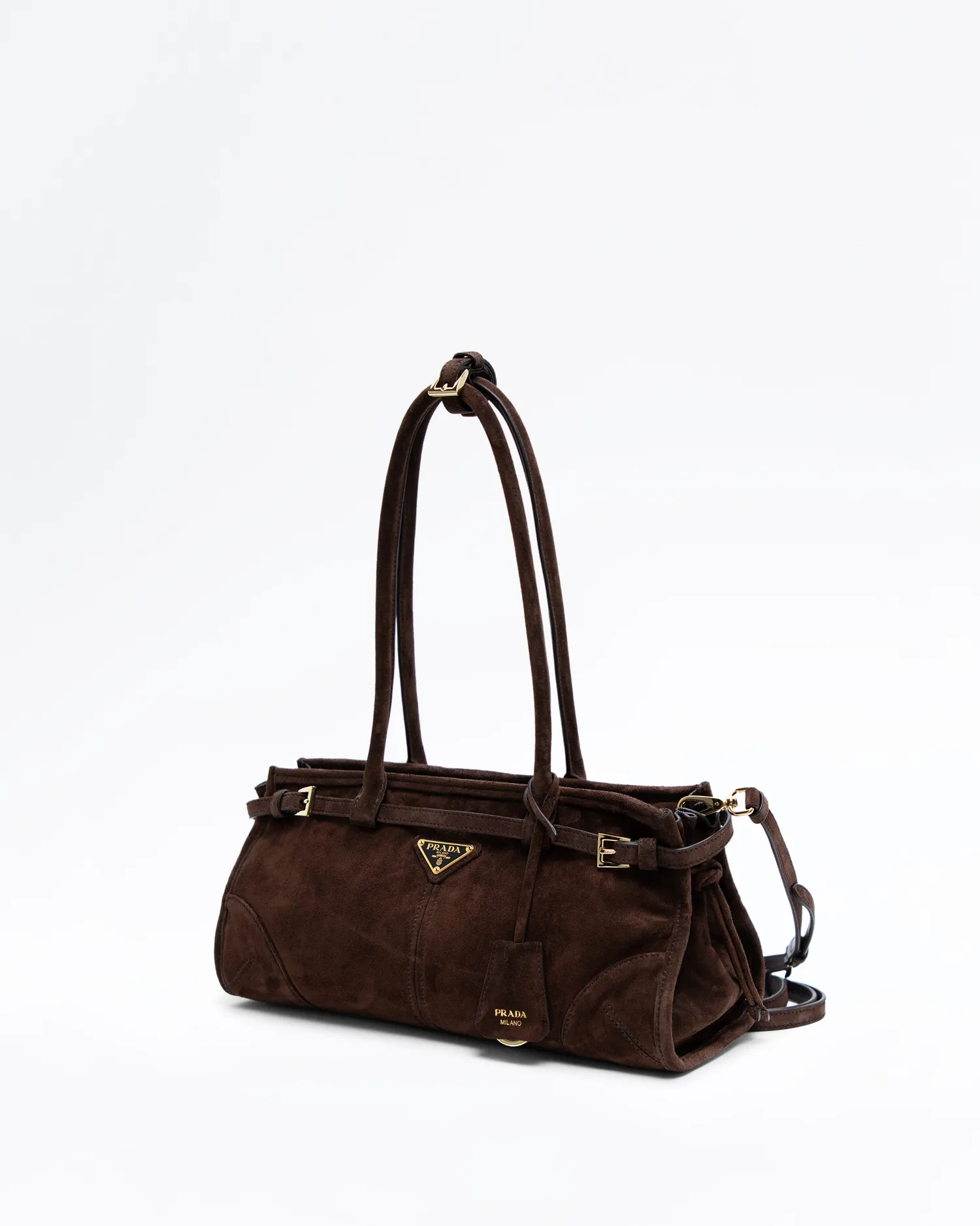 Suede Bonnie Medium Handbag