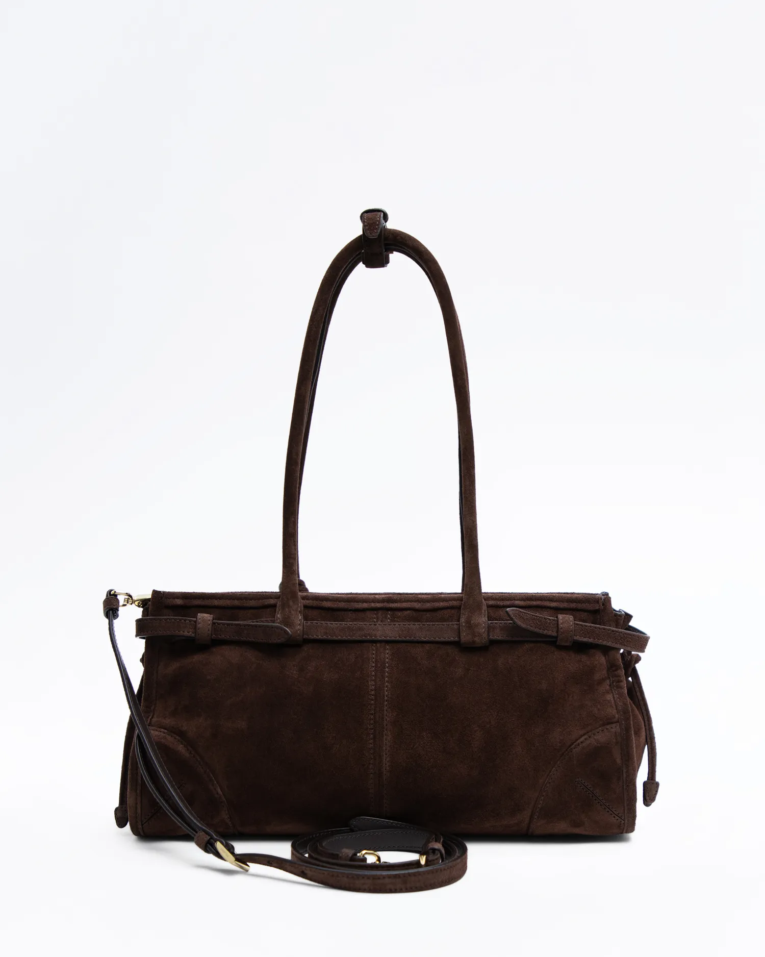 Suede Bonnie Medium Handbag