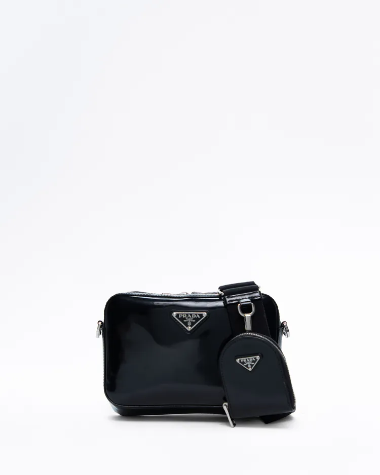 Brushed Brique Leather Shoulder Bag
