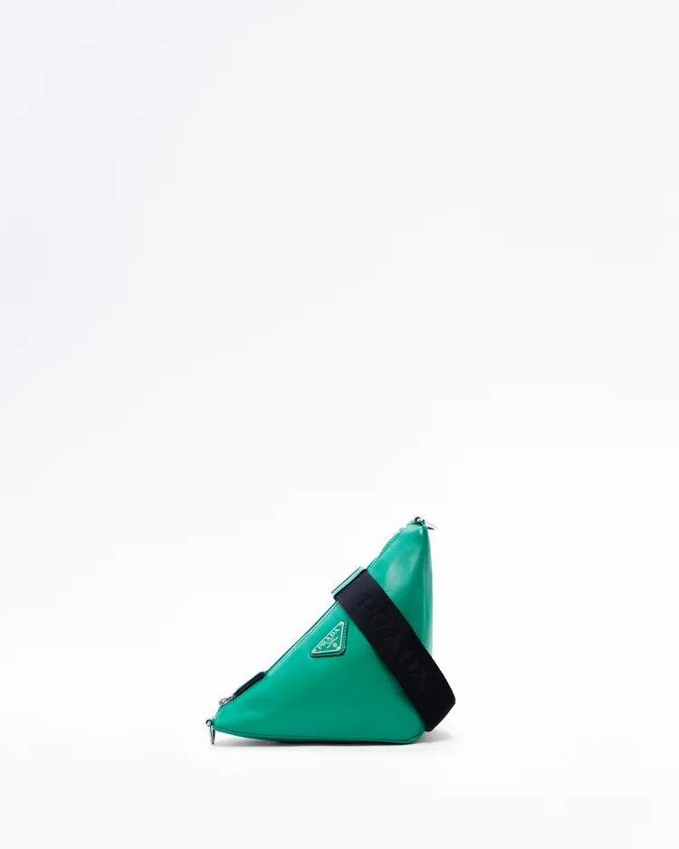 Triangle Leather Shoulder Bag
