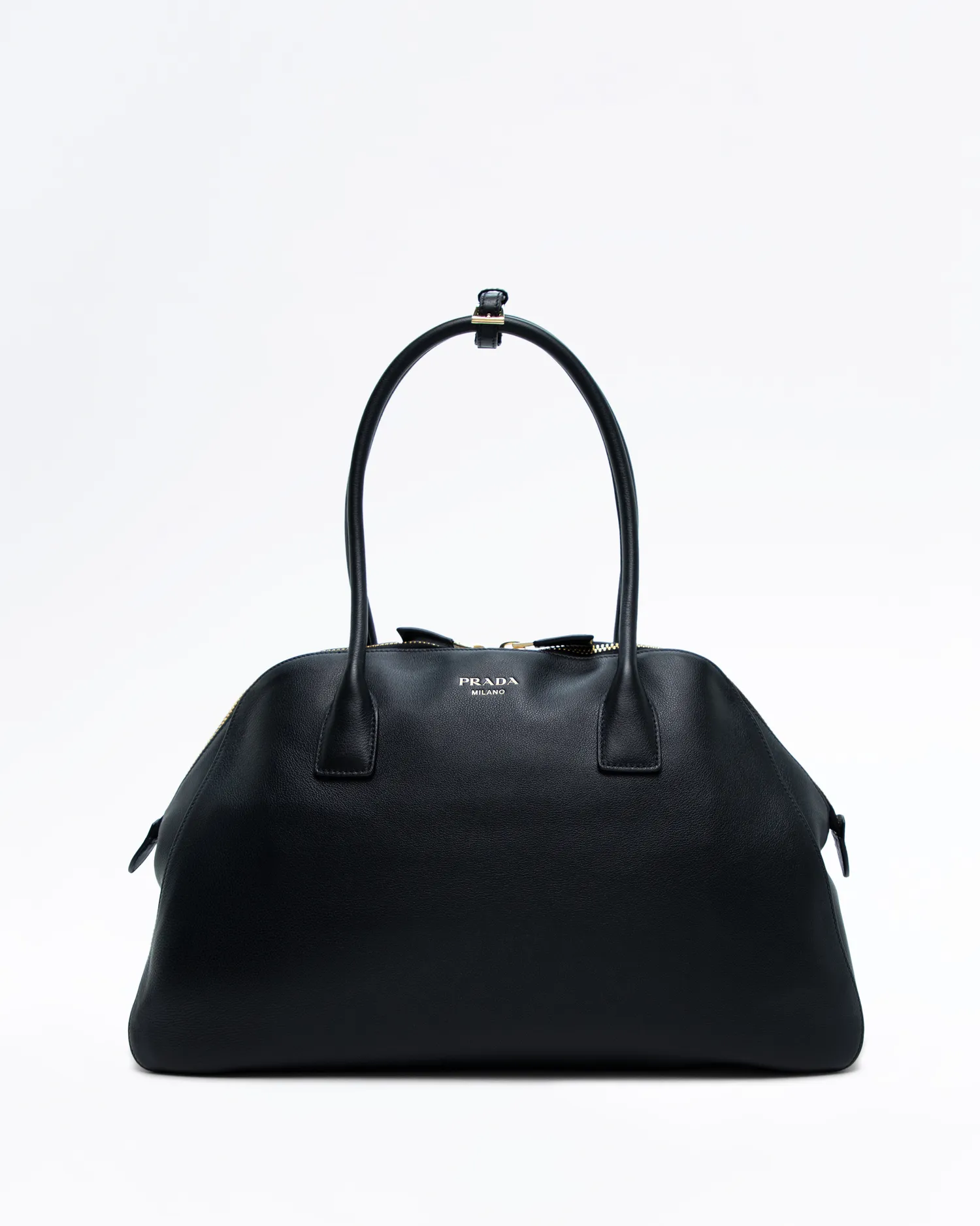 Leather Medium Bowling Bag