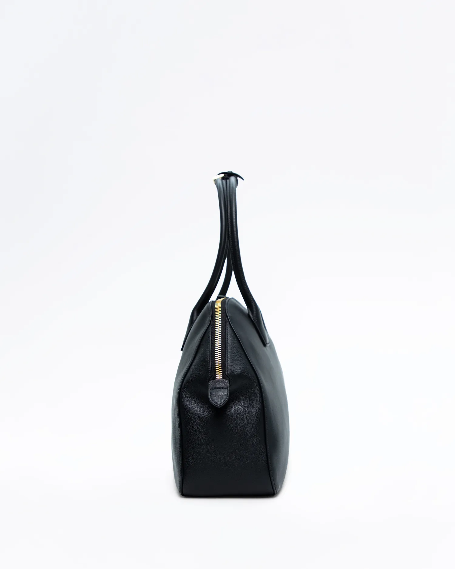Leather Medium Bowling Bag