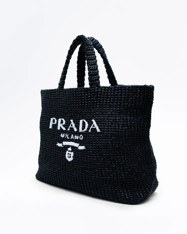 Alternate view angle of Crochet Large Tote Bag
