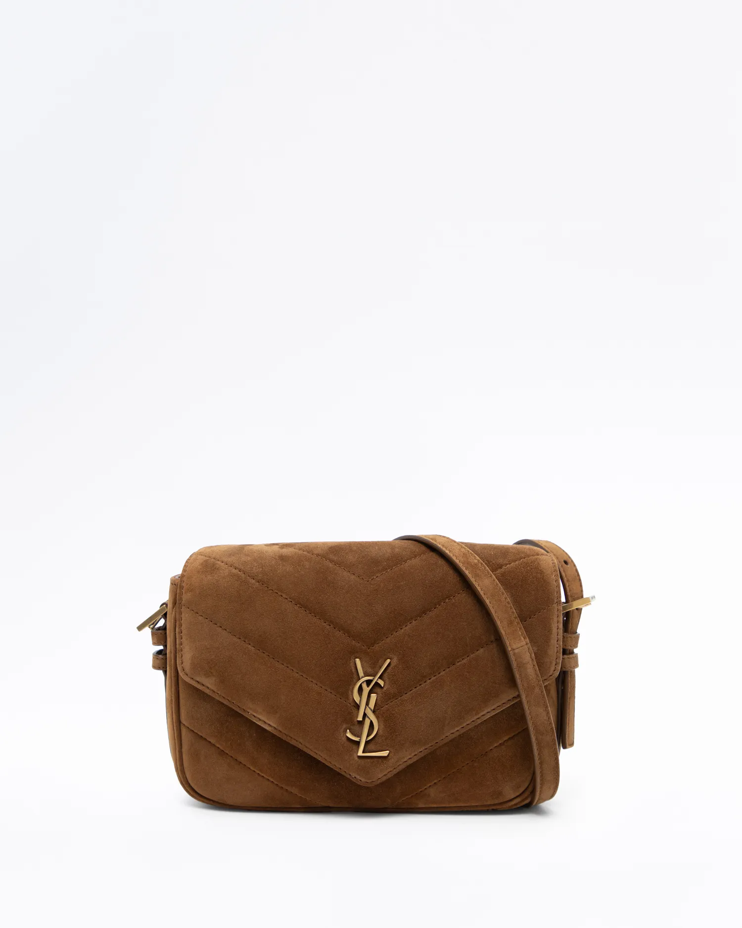Suede Toy Loulou Crossbody Bag