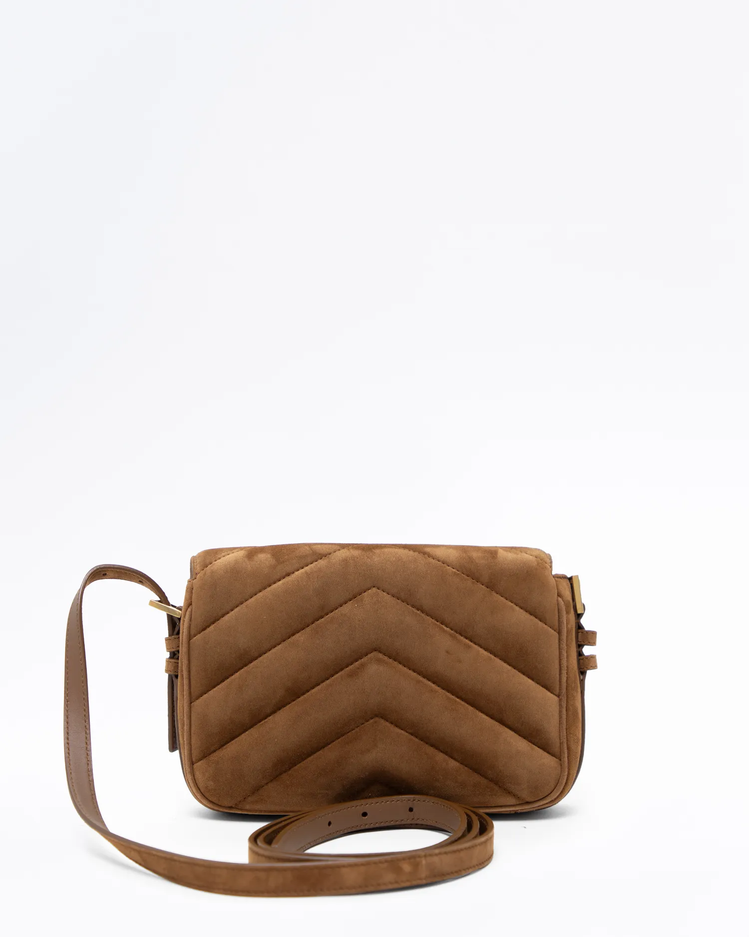 Suede Toy Loulou Crossbody Bag