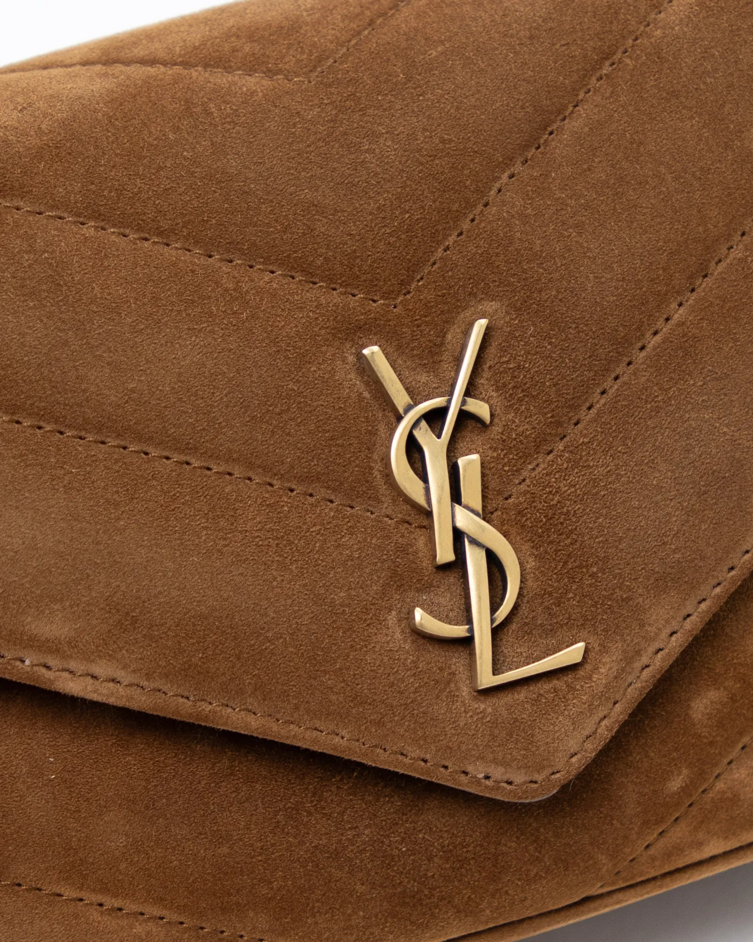 Suede Toy Loulou Crossbody Bag