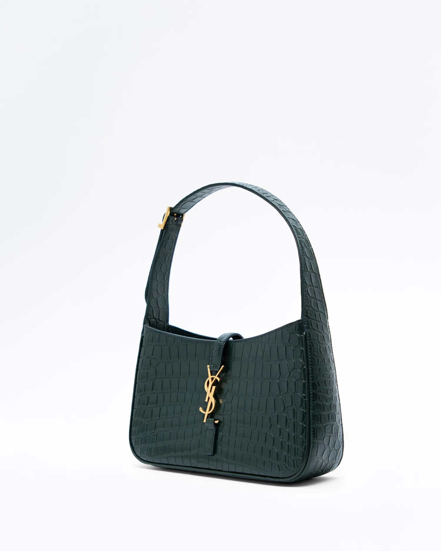 Croc-Embossed Le 5 A 7 Hobo Bag