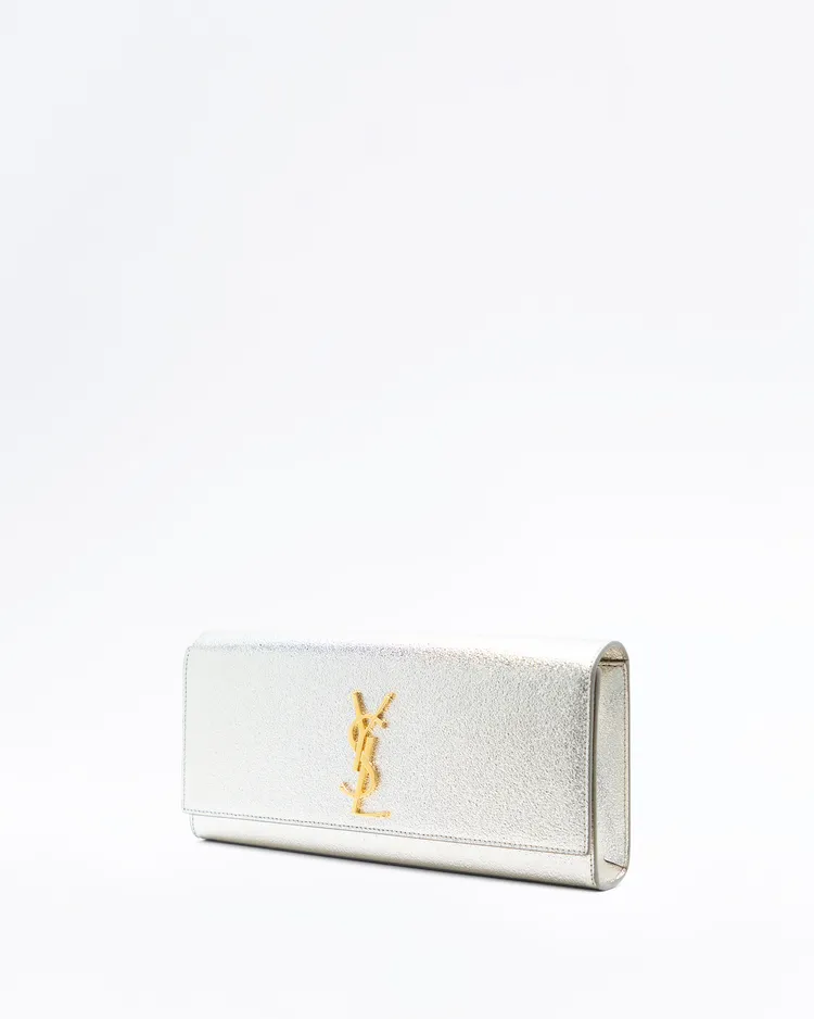 Alternate view angle of Metallic Kate Clutch Bag