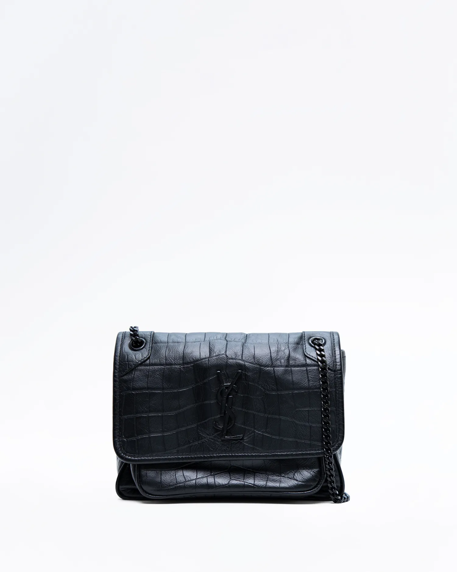Croc-Embossed Baby Niki Bag