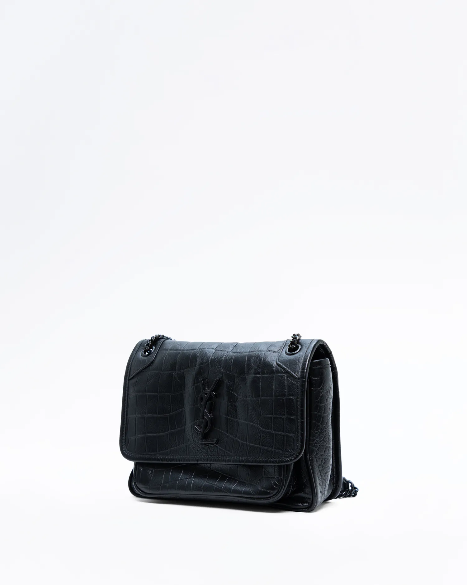 Croc-Embossed Baby Niki Bag