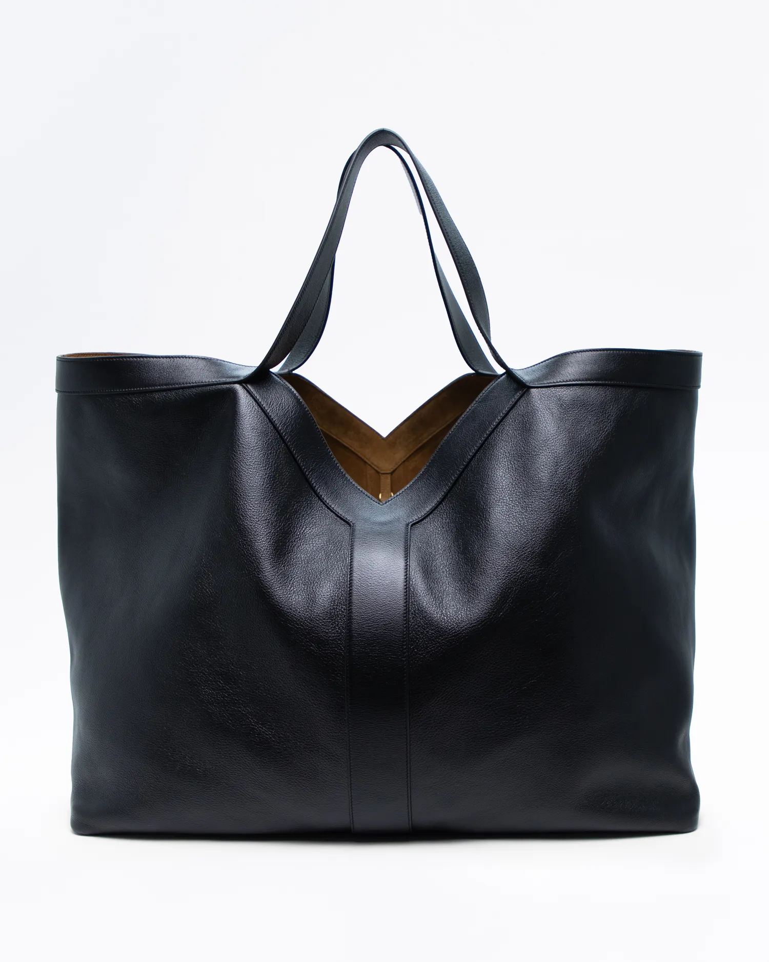 Leather Maxi Y Tote
