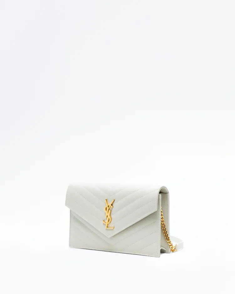 Alternate view angle of Cassandre Envelope Chain Wallet