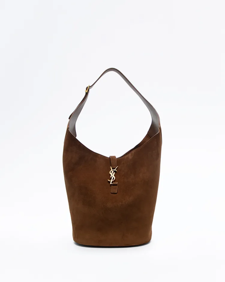Suede Le 5 a 7 Hobo Bucket Bag