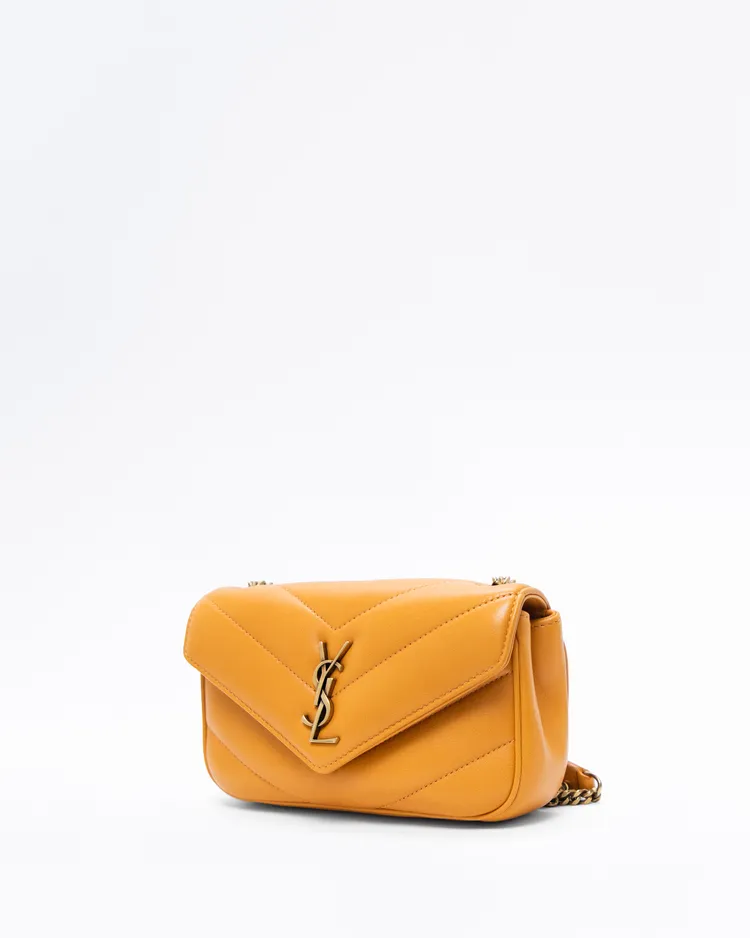 Alternate view angle of Lambskin Loulou Matelasse Mini Bag