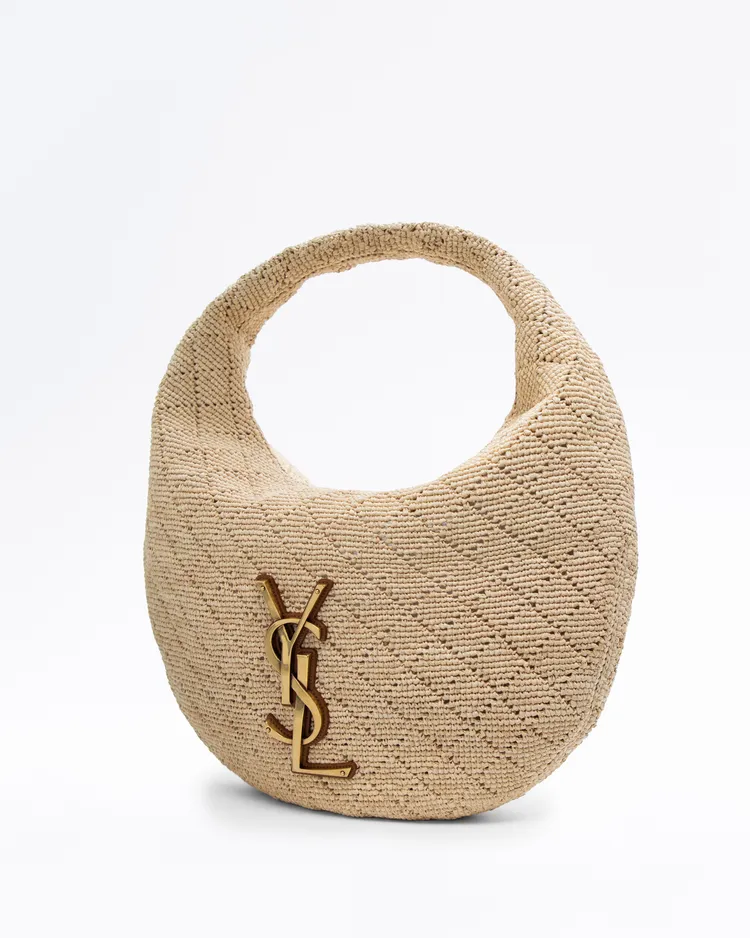Alternate view angle of Raffia ICARE Hobo Bag