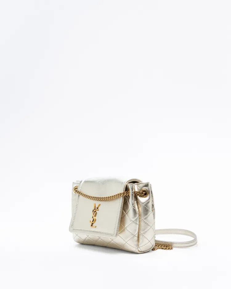 Alternate view angle of Metallic Mini Nolita Bag