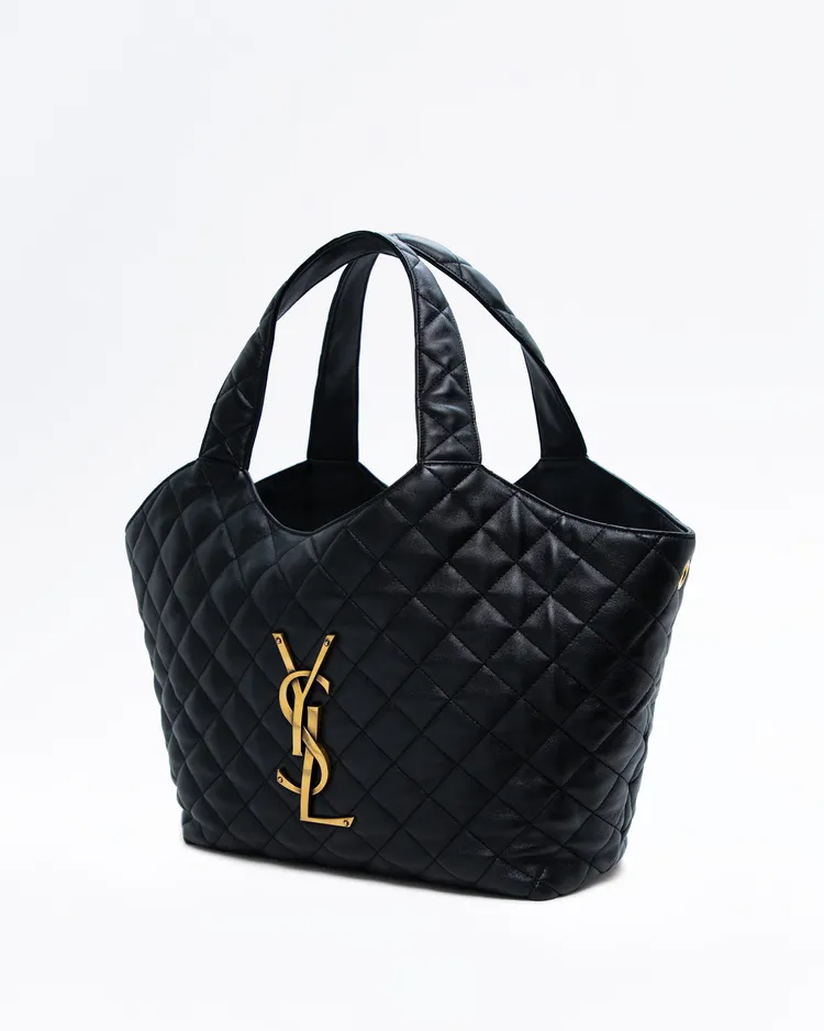 Alternate view angle of Lambskin ICARE Medium Shopping Bag