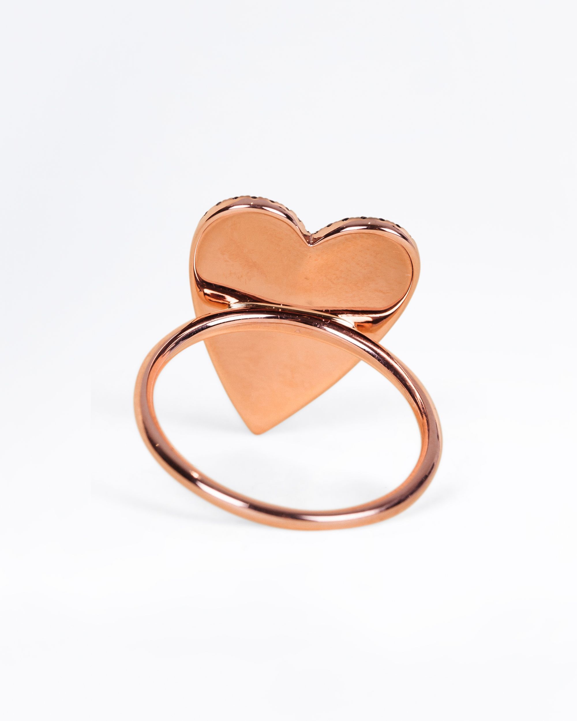 Stephanie Gottlieb Jumbo Pave Heart Ring | Vivrelle