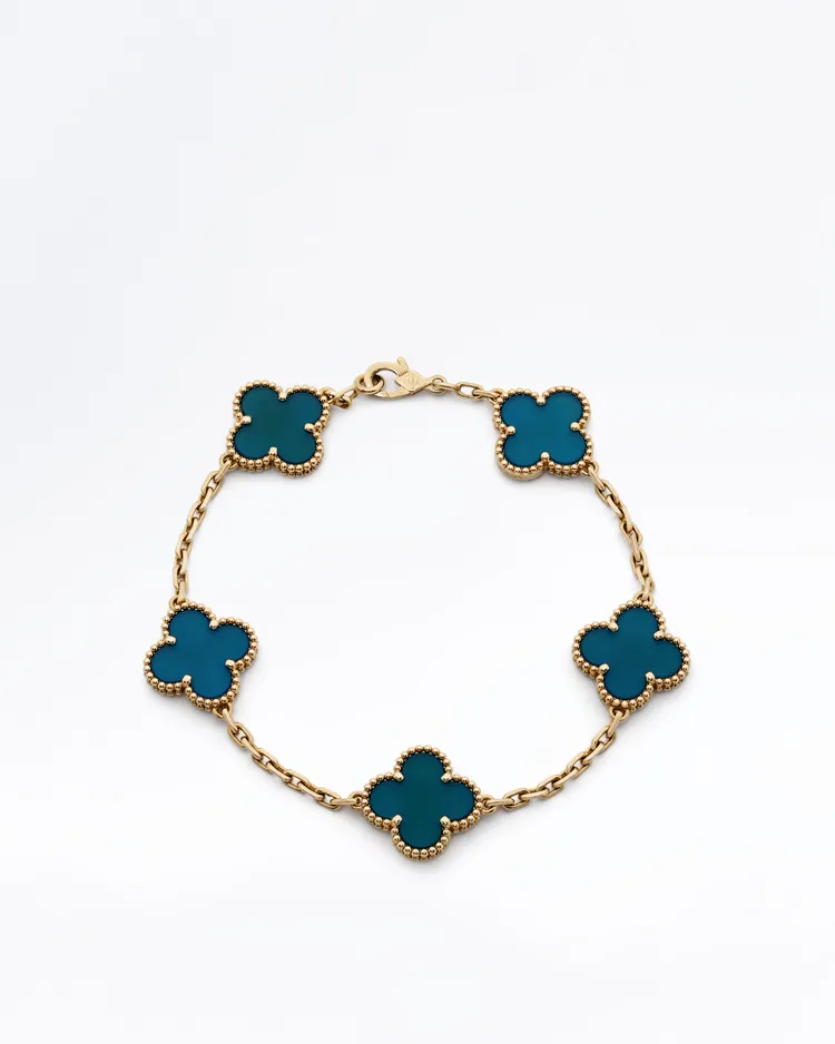 Vintage Alhambra 5 Motif Bracelet