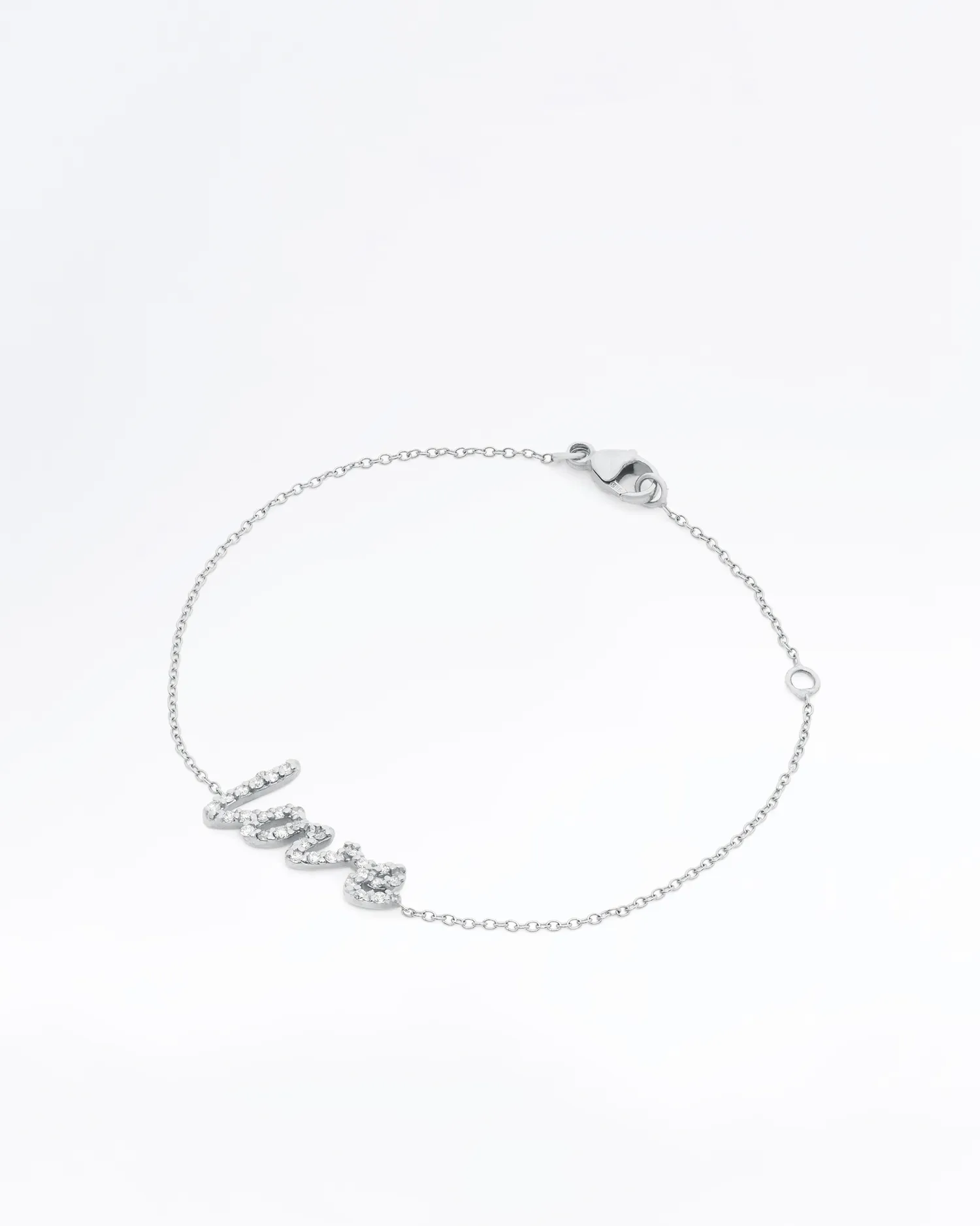 Diamond "Love" Bracelet