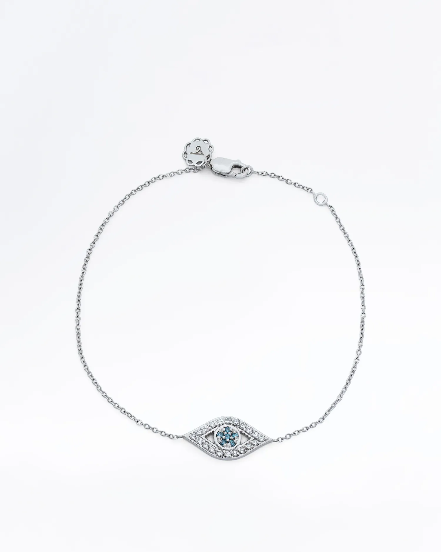 Diamond Evil Eye Bracelet